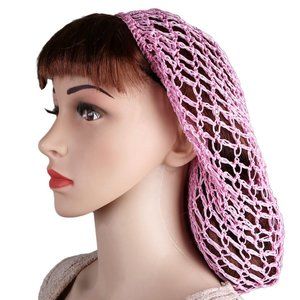 Soft Baby Pink Pinup Retro rockabilly Hair Snood